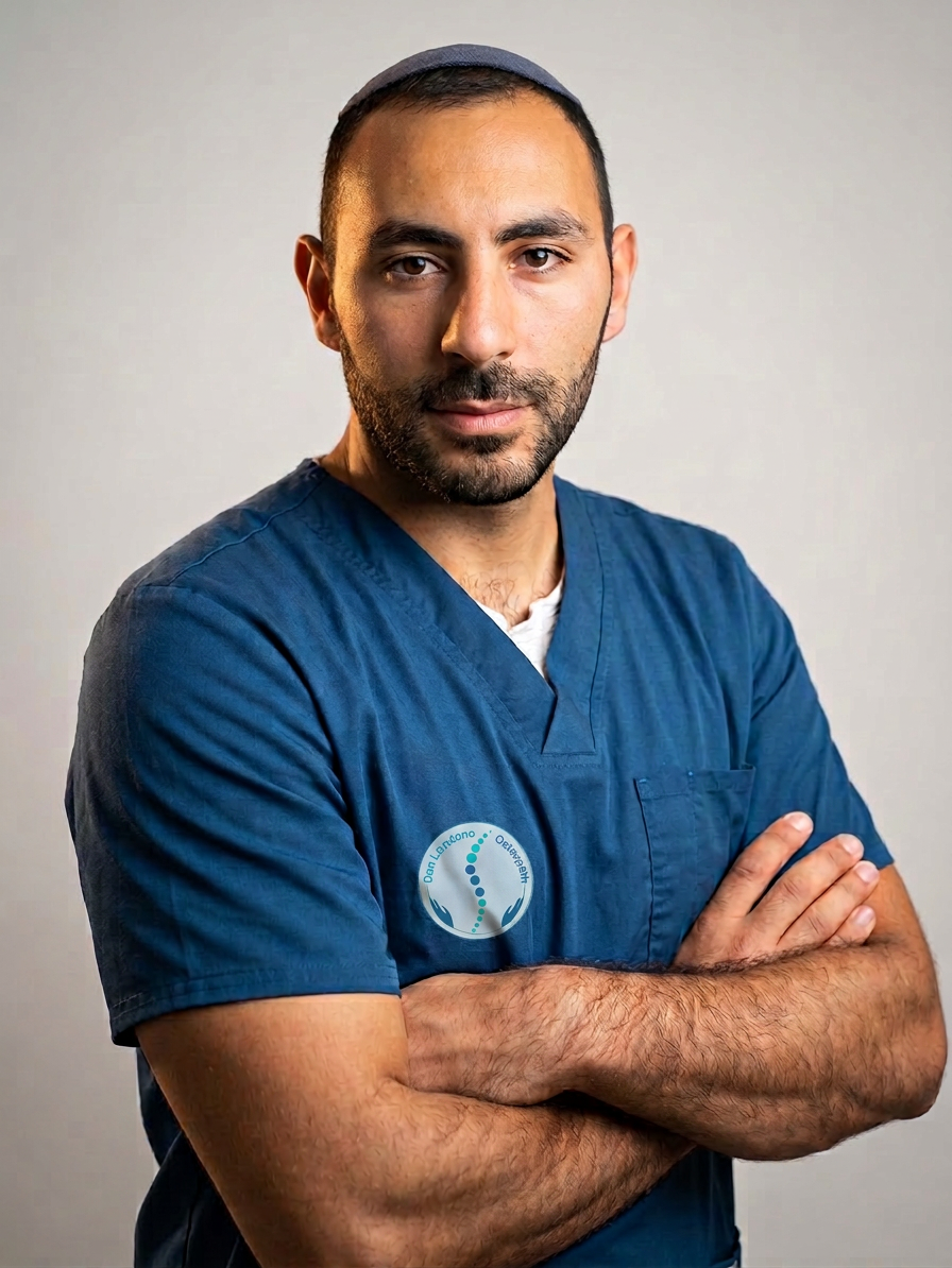 Dan Lombroso, ostéopathe certifié à Jérusalem